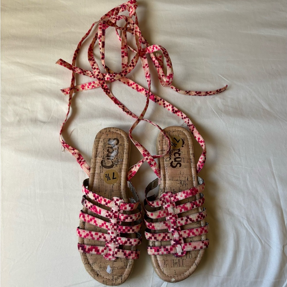 Circus by Sam Edelman Multi-Pink Strappy Sandals